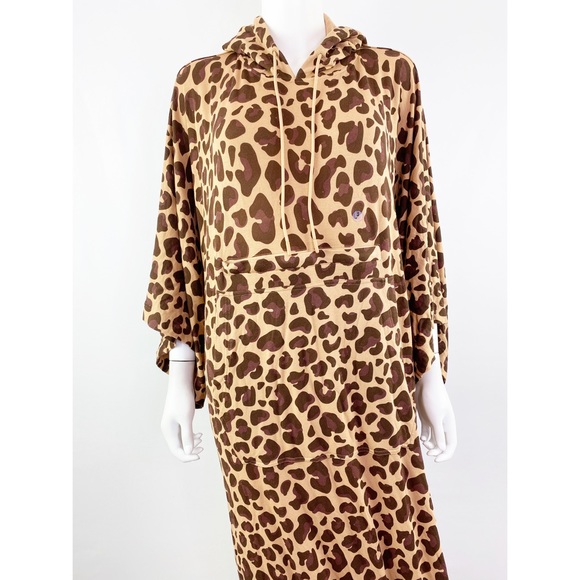 NEW Jambys Leopard Print Wearable Blanket Hoodie COZY CLOAK Unisex One Size OS - Picture 4 of 10